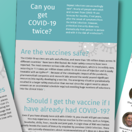 Vaccine resource guide banner