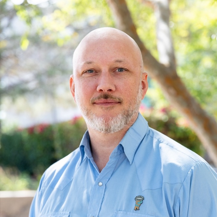 Headshot of scientist Sam Myers, Ph.D.